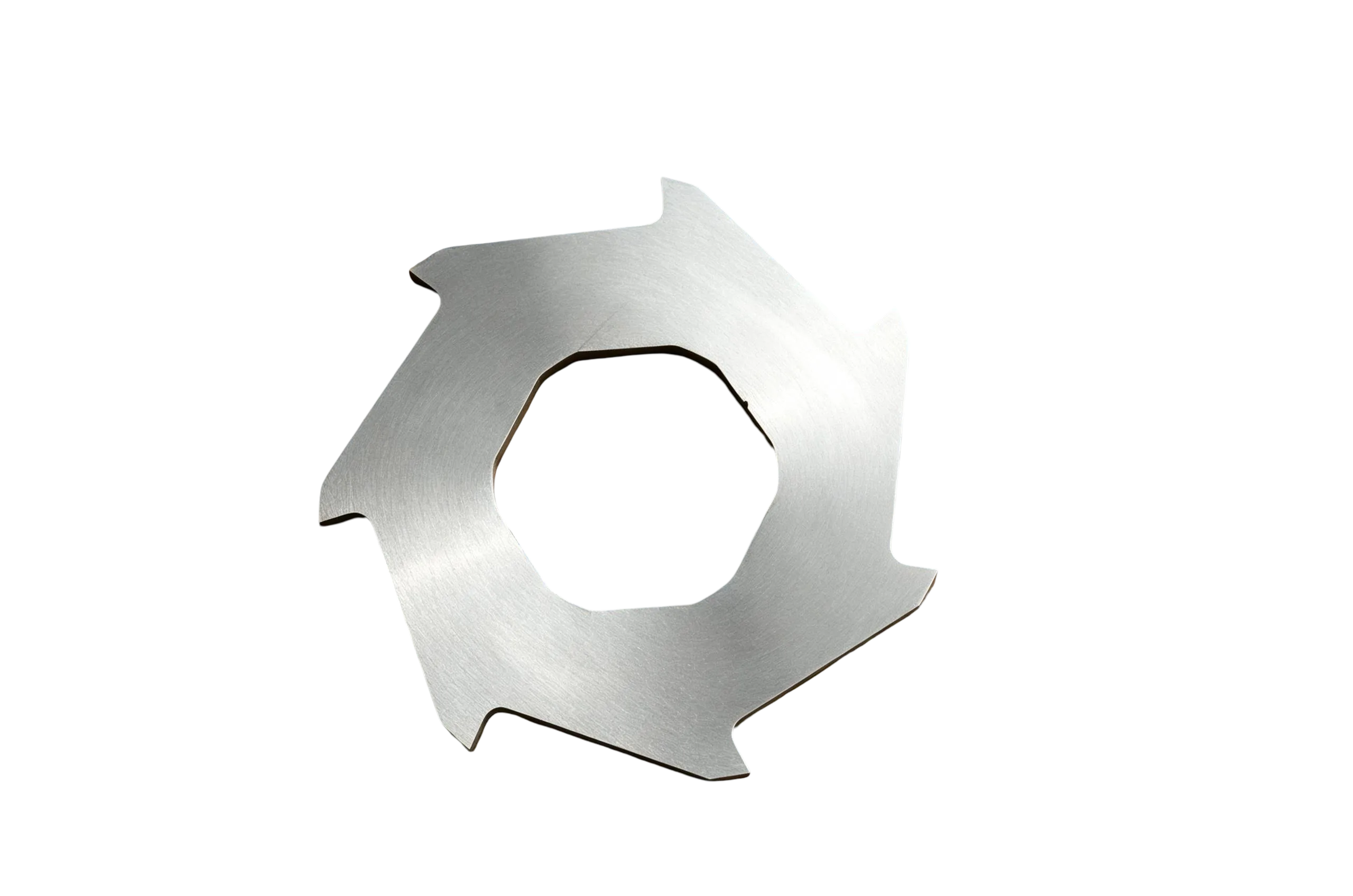 Nanjing Dete - Double-shaft shredder cutter disc with a shaped mounting bore