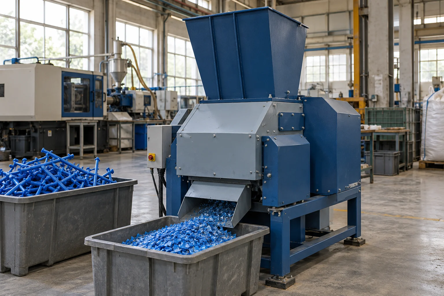 Nanjing Dete - plastic crusher machine workshop