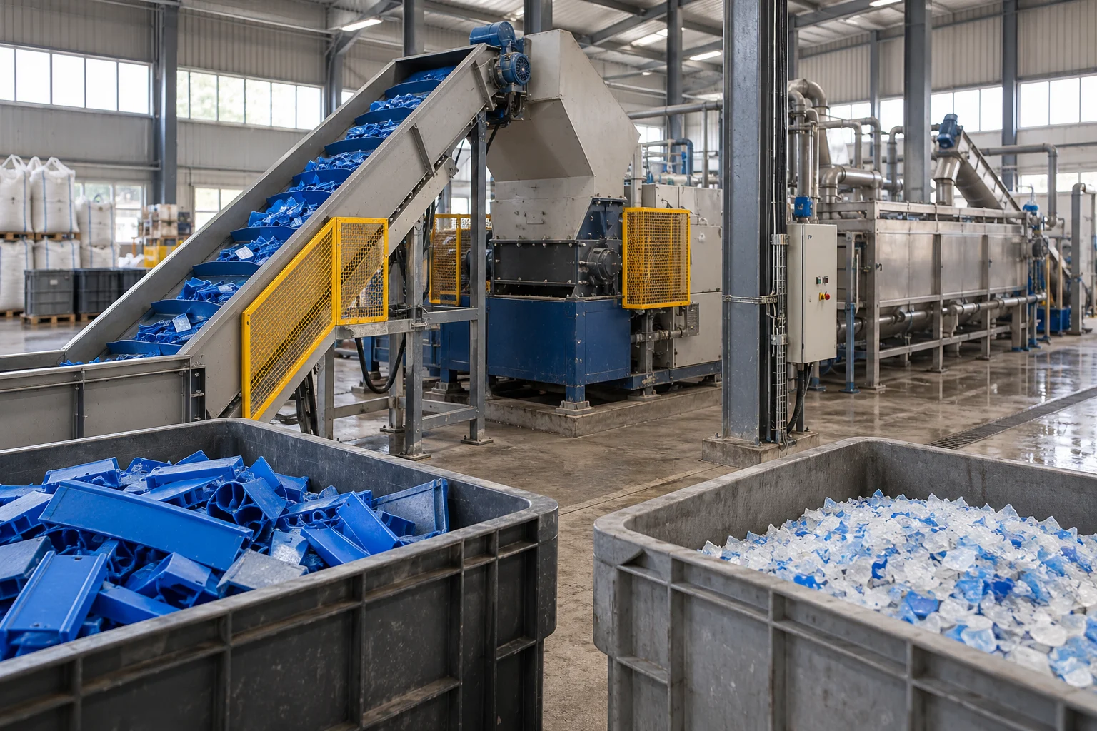 Nanjing Dete - plastic recycling machines workshop